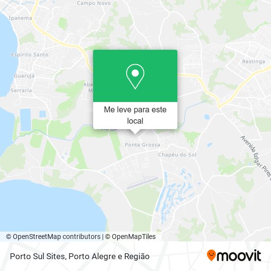 Porto Sul Sites mapa