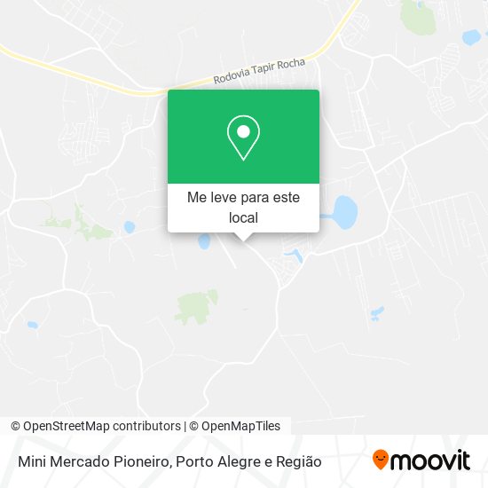 Mini Mercado Pioneiro mapa