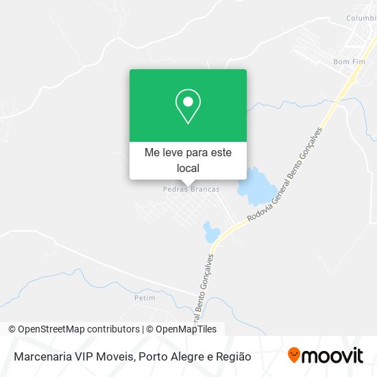 Marcenaria VIP Moveis mapa