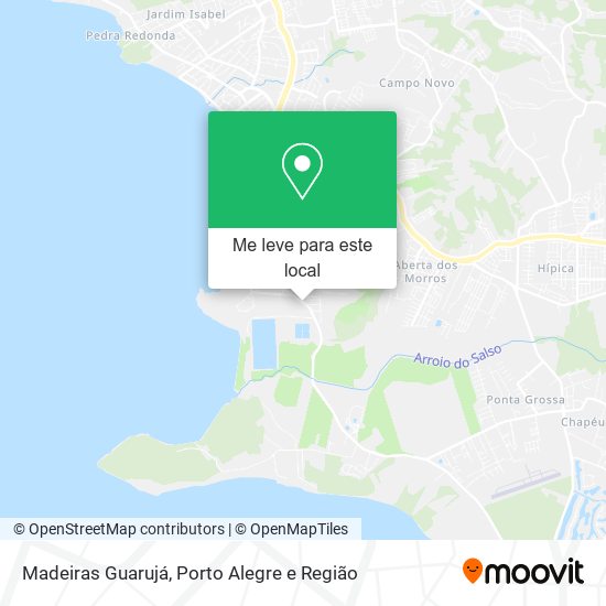 Madeiras Guarujá mapa