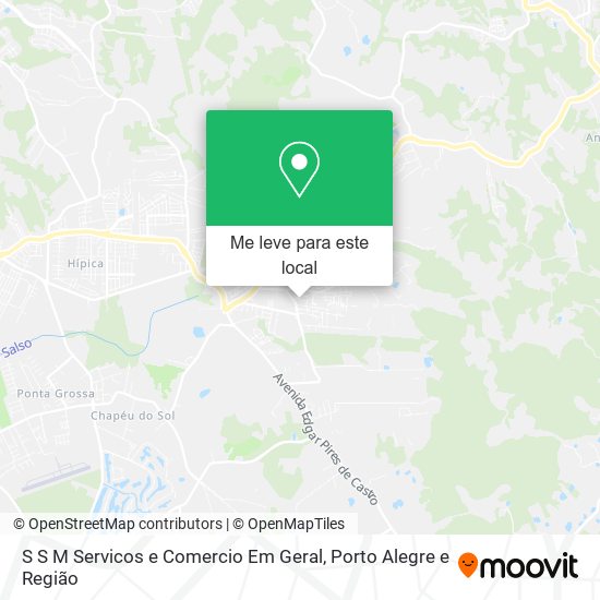 S S M Servicos e Comercio Em Geral mapa