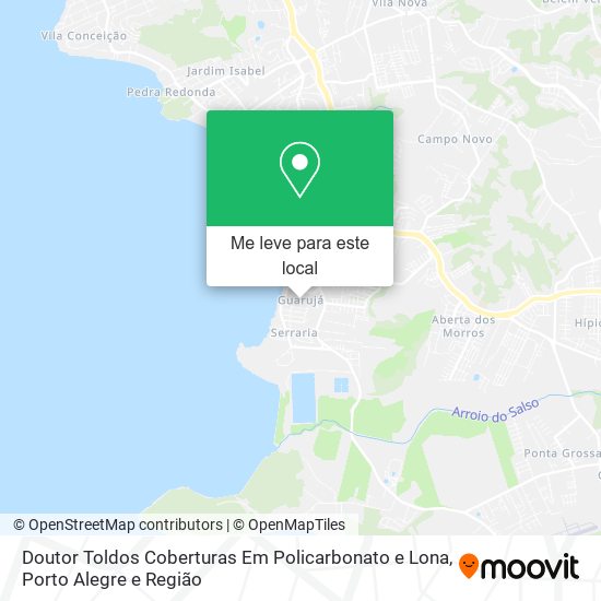 Doutor Toldos Coberturas Em Policarbonato e Lona mapa