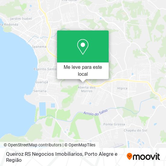 Queiroz RS Negocios Imobiliarios mapa