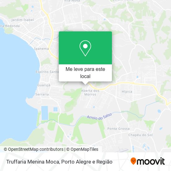 Truffaria Menina Moca mapa