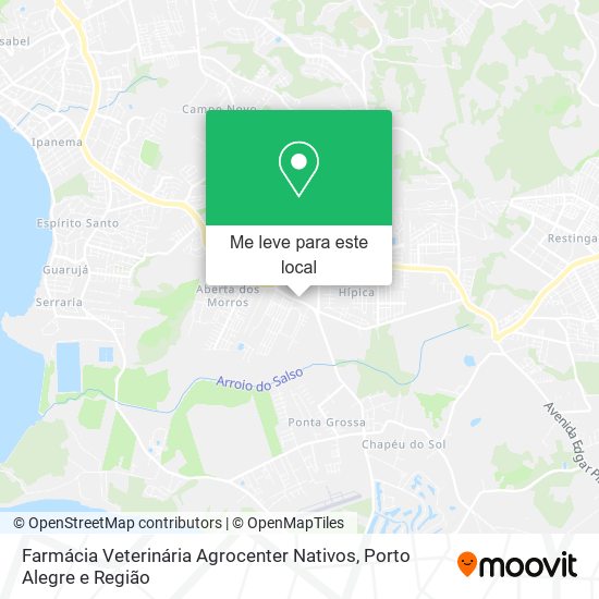 Farmácia Veterinária Agrocenter Nativos mapa