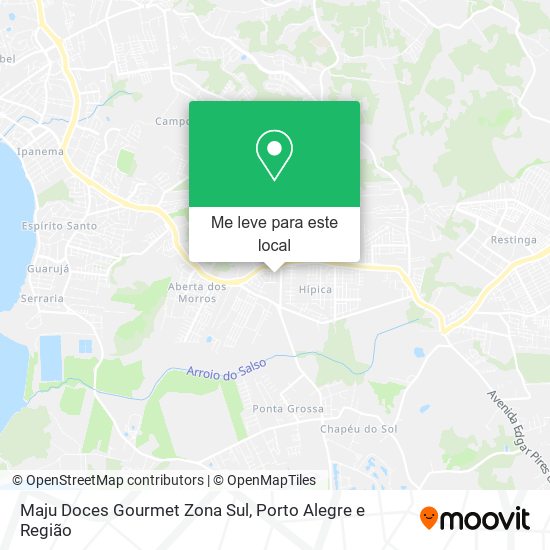 Maju Doces Gourmet Zona Sul mapa