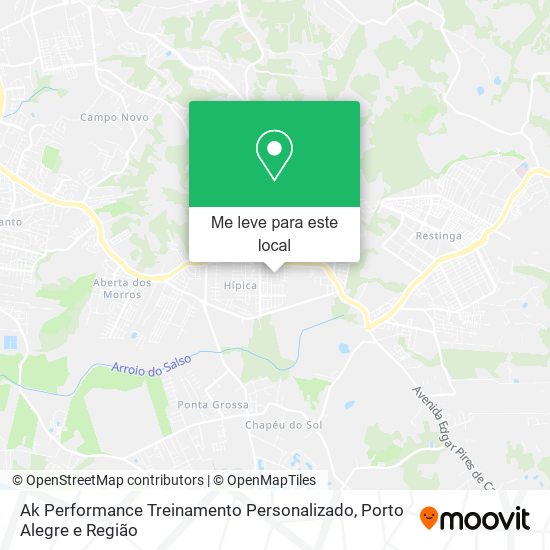 Ak Performance Treinamento Personalizado mapa