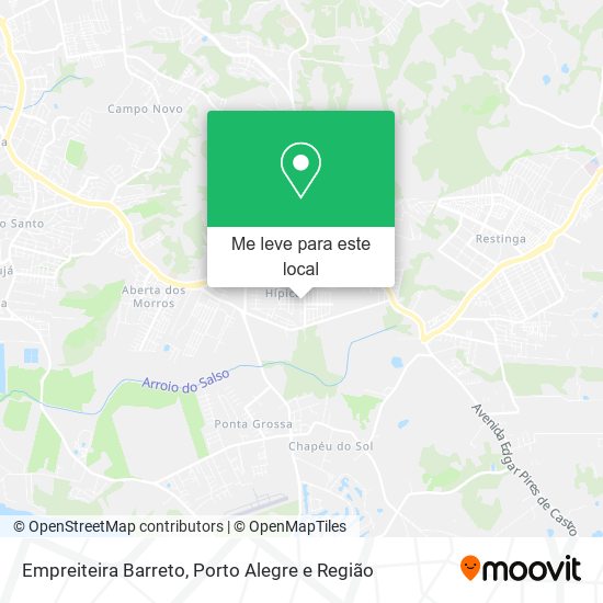 Empreiteira Barreto mapa