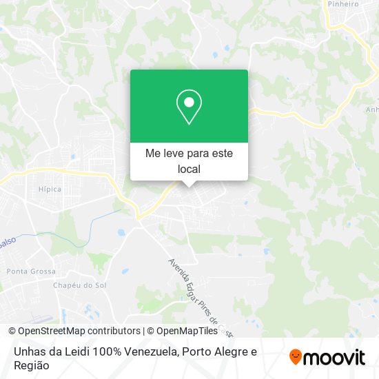 Unhas da Leidi 100% Venezuela mapa