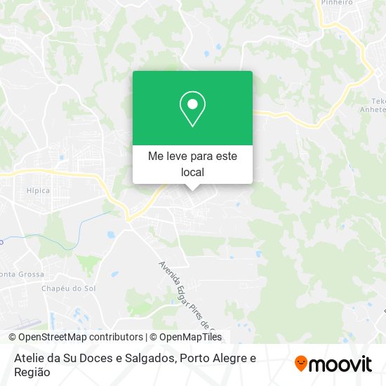 Atelie da Su Doces e Salgados mapa