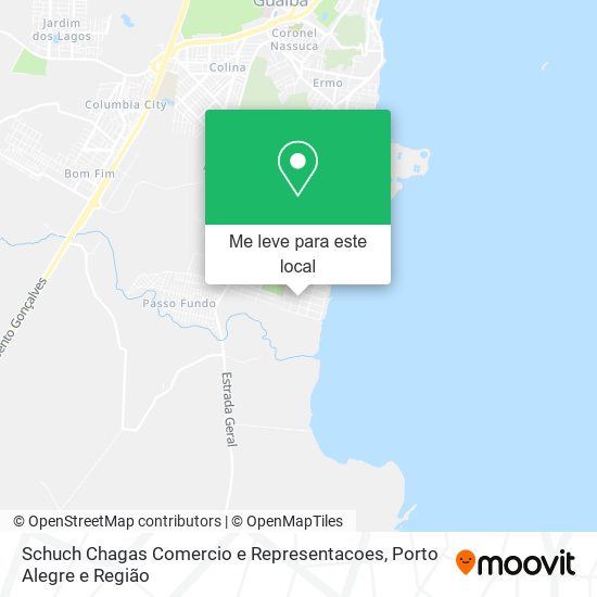 Schuch Chagas Comercio e Representacoes mapa