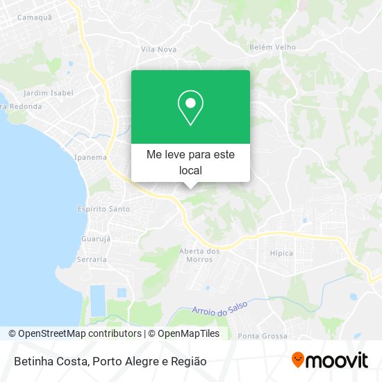 Betinha Costa mapa