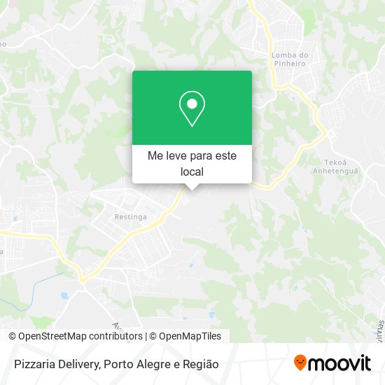 Pizzaria Delivery mapa