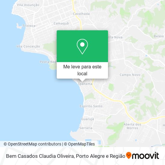 Bem Casados Claudia Oliveira mapa