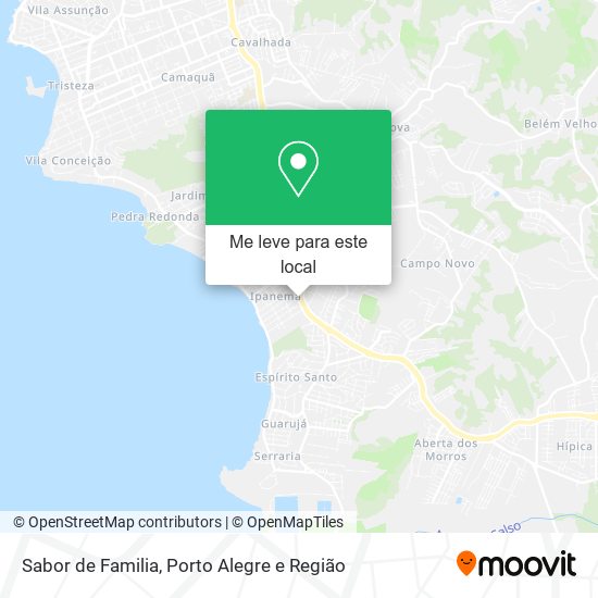 Sabor de Familia mapa