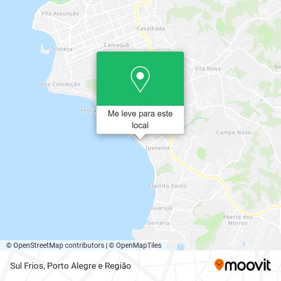 Sul Frios mapa
