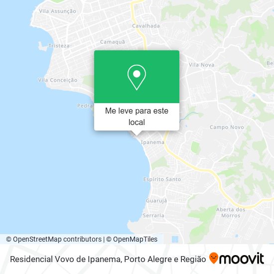 Residencial Vovo de Ipanema mapa