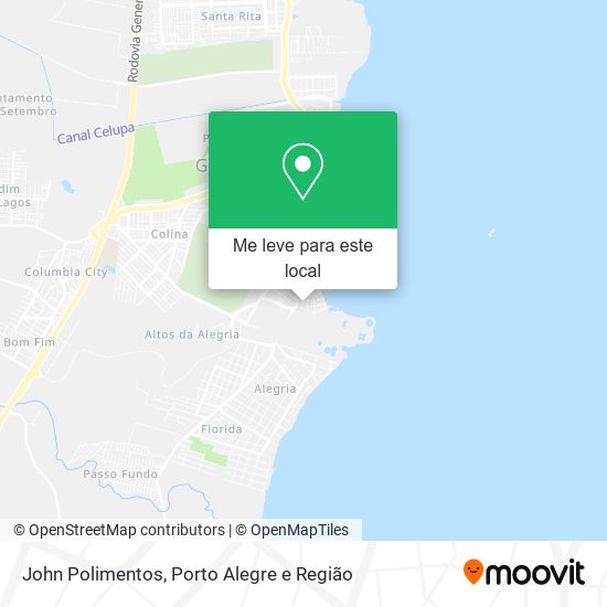 John Polimentos mapa