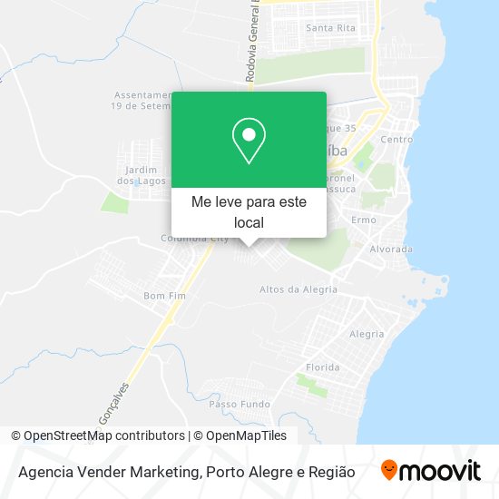 Agencia Vender Marketing mapa