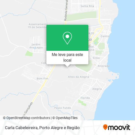 Carla Cabeleireira mapa