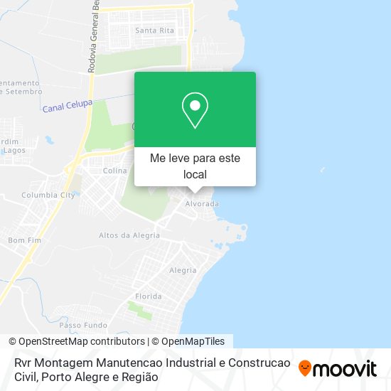 Rvr Montagem Manutencao Industrial e Construcao Civil mapa