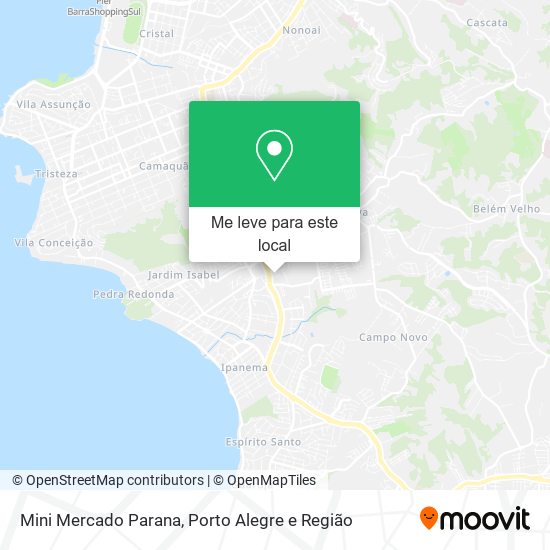 Mini Mercado Parana mapa