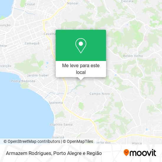 Armazem Rodrigues mapa