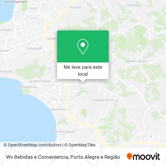 Wv Bebidas e Conveniencia mapa