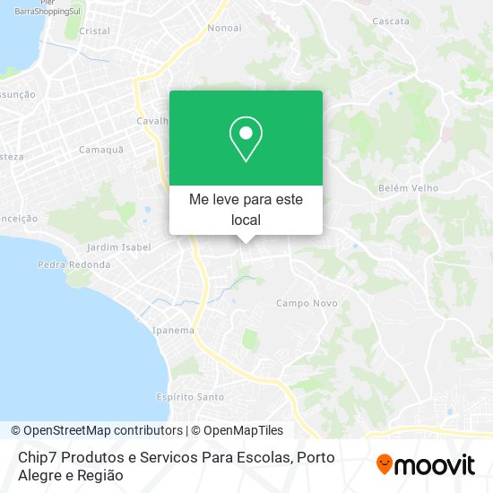 Chip7 Produtos e Servicos Para Escolas mapa