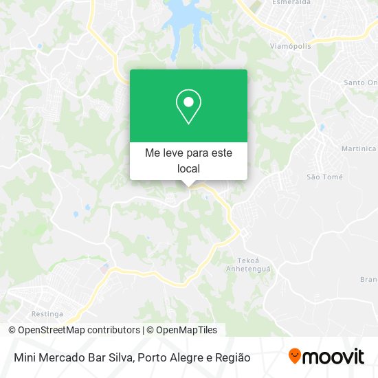Mini Mercado Bar Silva mapa