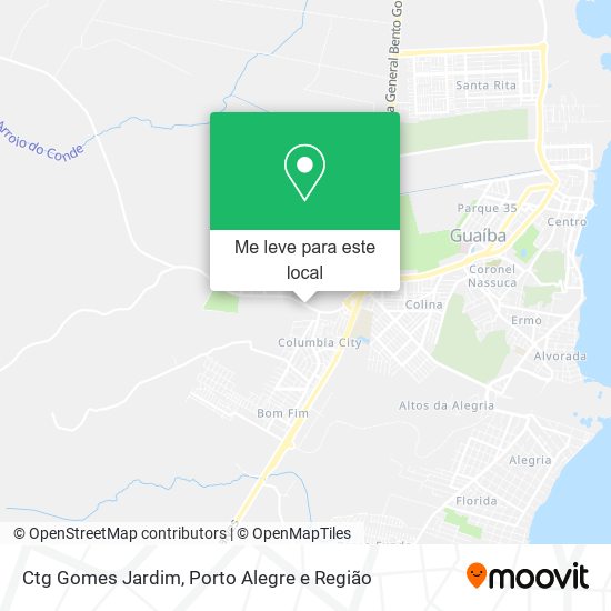 Ctg Gomes Jardim mapa