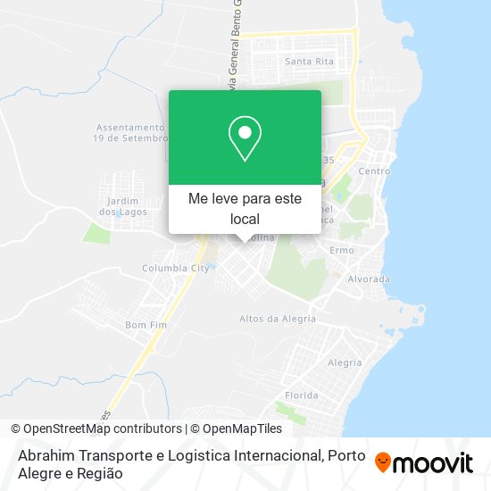 Abrahim Transporte e Logistica Internacional mapa