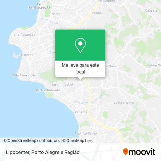 Lipocenter mapa