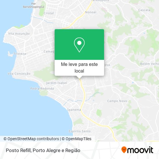 Posto Refill mapa