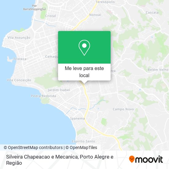 Silveira Chapeacao e Mecanica mapa
