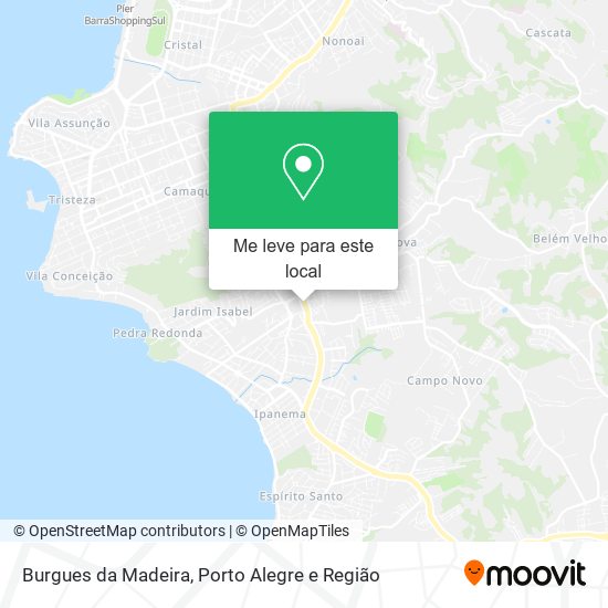 Burgues da Madeira mapa