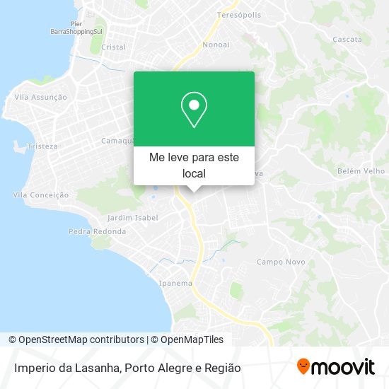 Imperio da Lasanha mapa