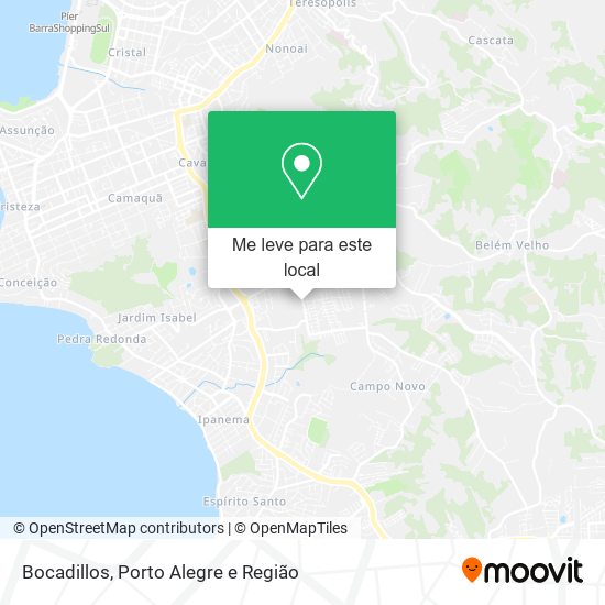 Bocadillos mapa