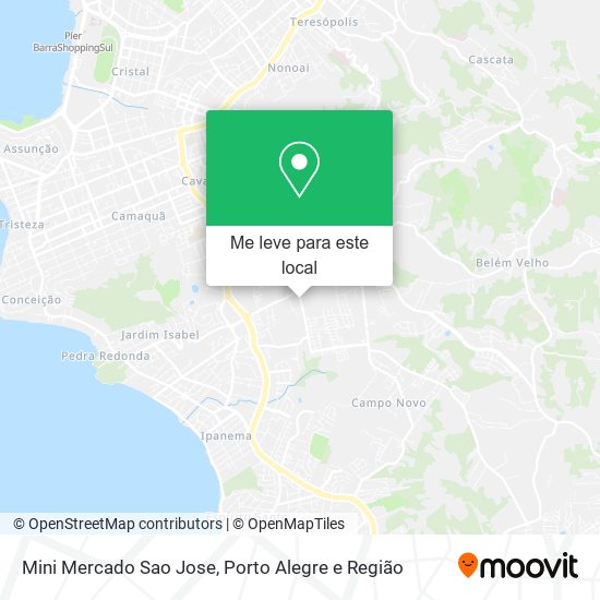 Mini Mercado Sao Jose mapa