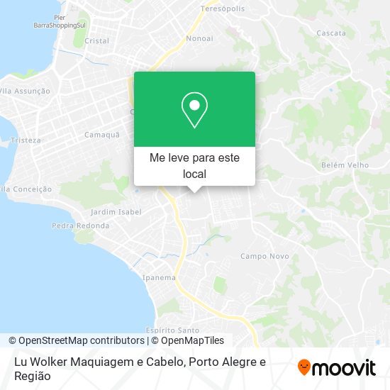 Lu Wolker Maquiagem e Cabelo mapa