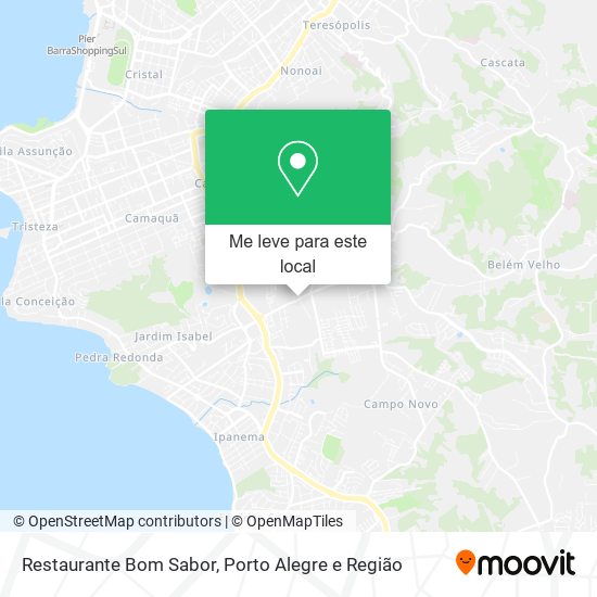 Restaurante Bom Sabor mapa