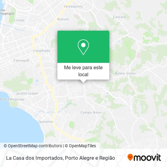 La Casa dos Importados mapa