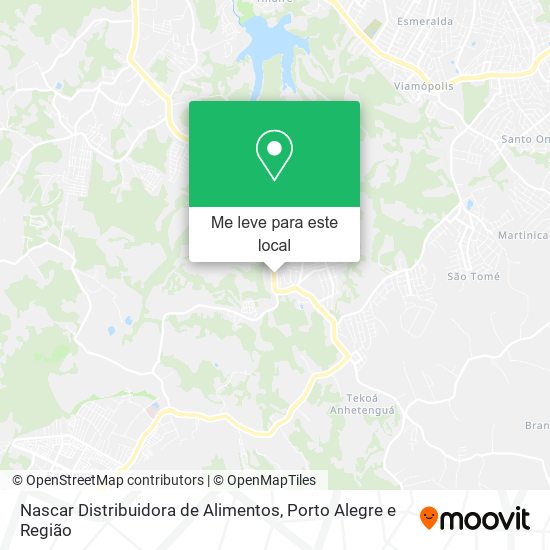 Nascar Distribuidora de Alimentos mapa