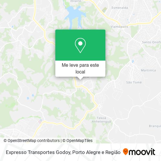 Expresso Transportes Godoy mapa