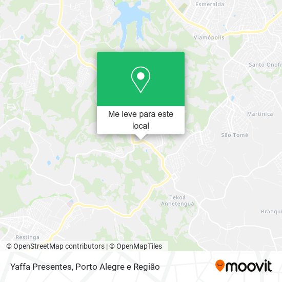 Yaffa Presentes mapa