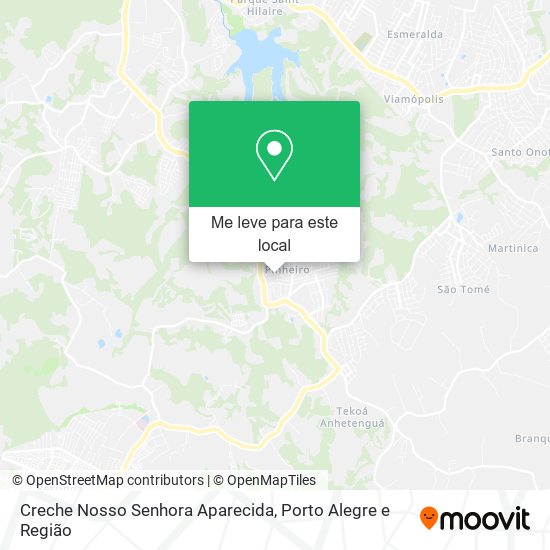 Creche Nosso Senhora Aparecida mapa