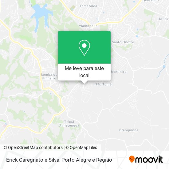 Erick Caregnato e Silva mapa