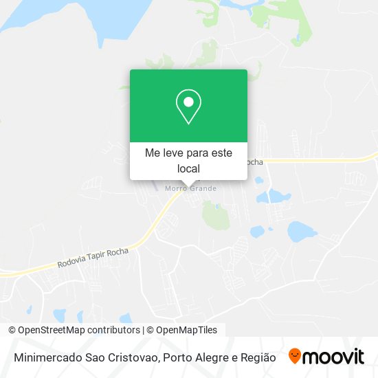 Minimercado Sao Cristovao mapa