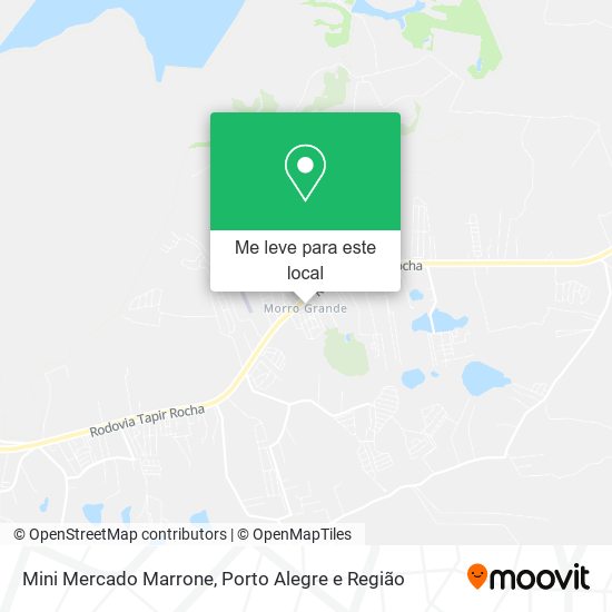 Mini Mercado Marrone mapa