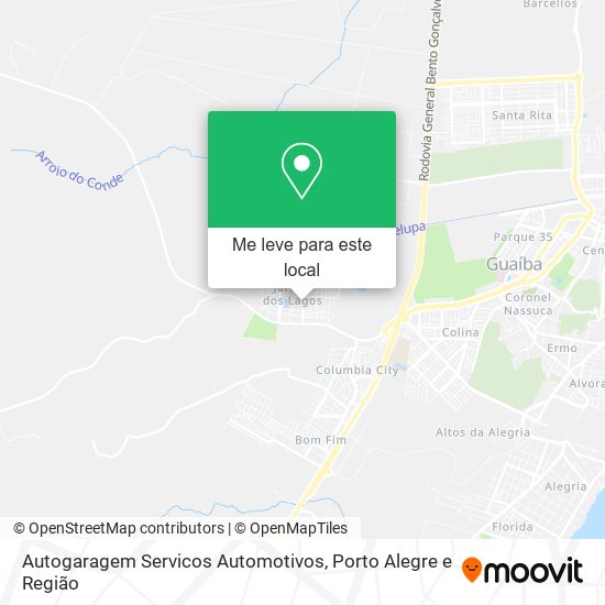 Autogaragem Servicos Automotivos mapa